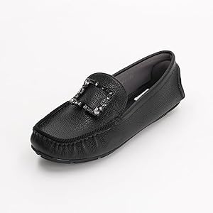 Amazon | [ランバン オン ブルー] モカシン ビジューモチーフ